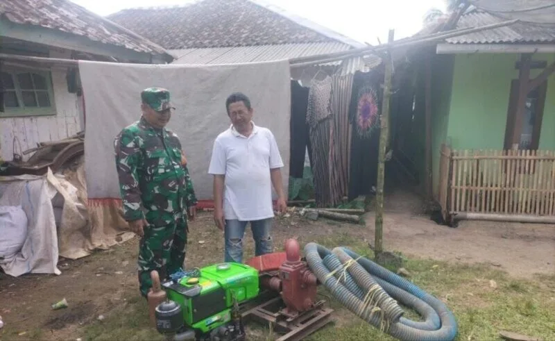 Danposramil Purabaya Dampingi Pengecekan Pompa Air untuk Dukung Ketahanan Pangan