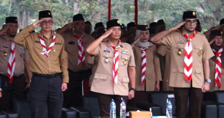 Pembaruan Kepemimpinan Pramuka Sukabumi, Dandim 0607/Kota Sukabumi Hadiri Pelantikan
