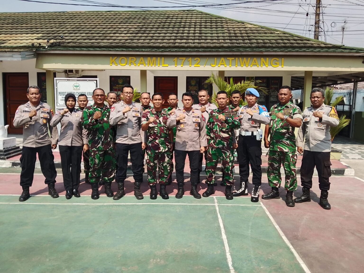 Sinergitas TNI-Polri di Jatiwangi Kian Erat Melalui Kunjungan Silaturahmi Kewilayahan