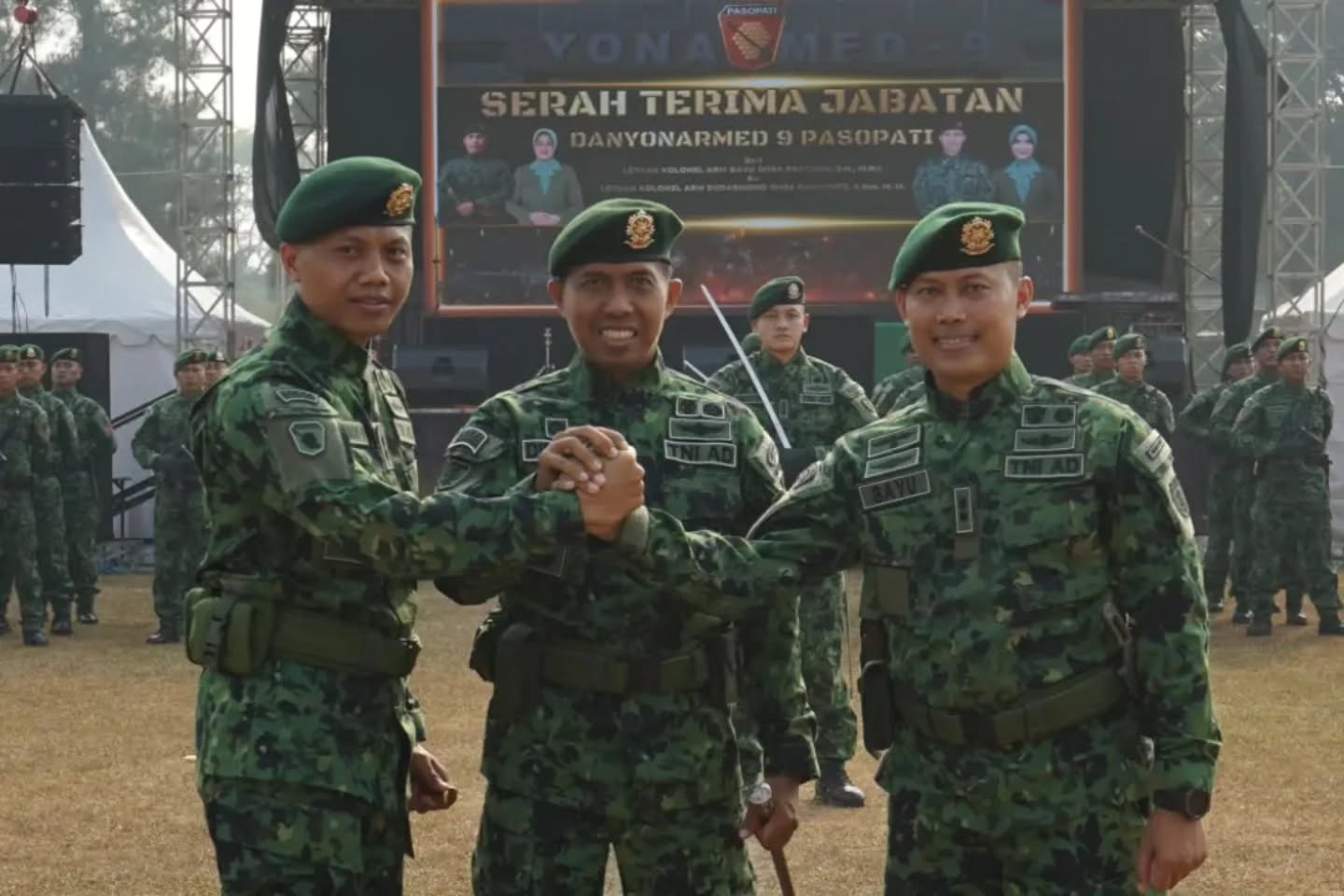 Yonarmed 9 Pasopati Resmi Dipimpin Letkol Arm Sudarmono Wira Cahyanto