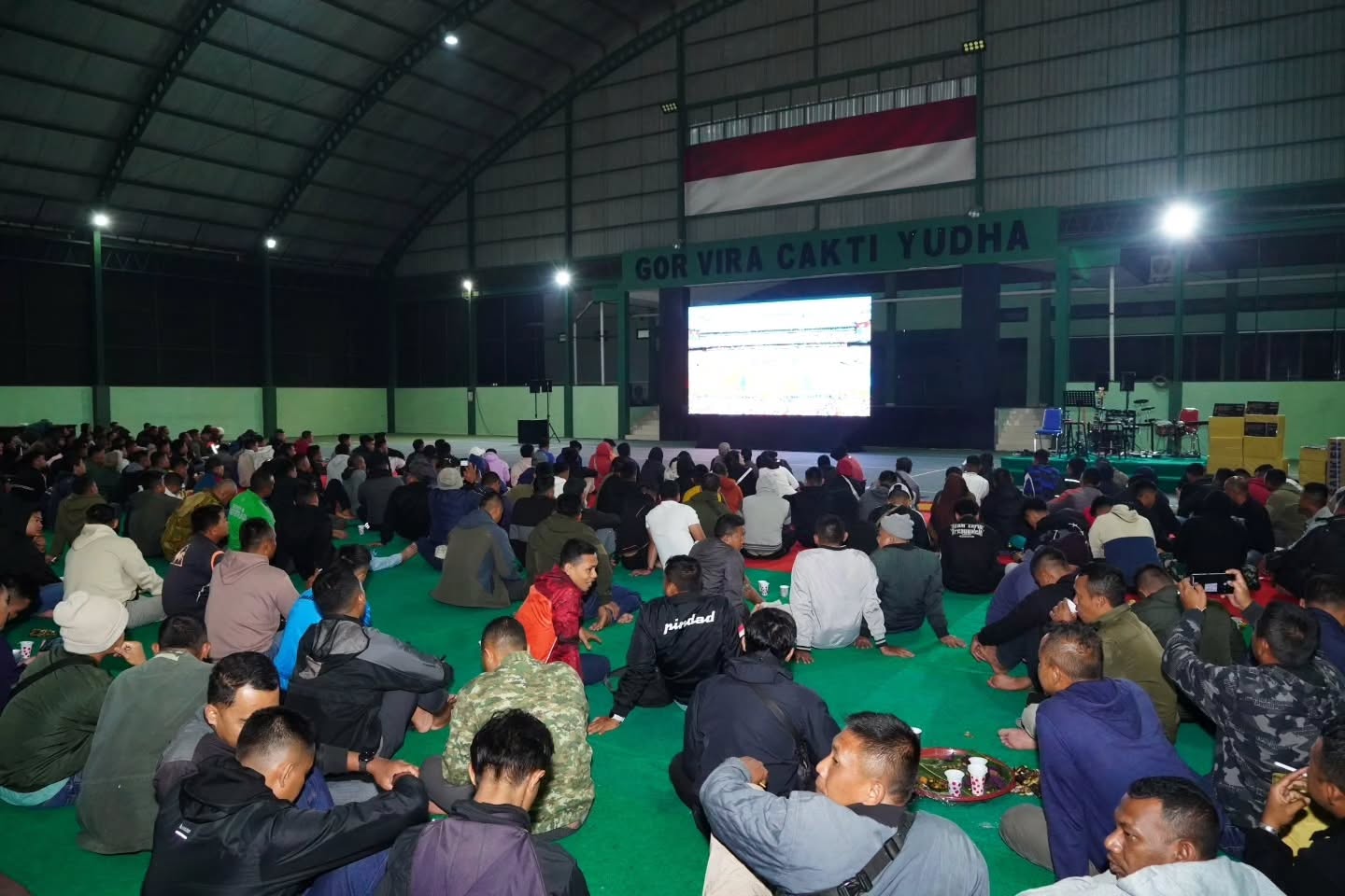 Divif 2 Kostrad Nobar Kebangsaan, Final Piala Dunia Spanyol vs Argentina