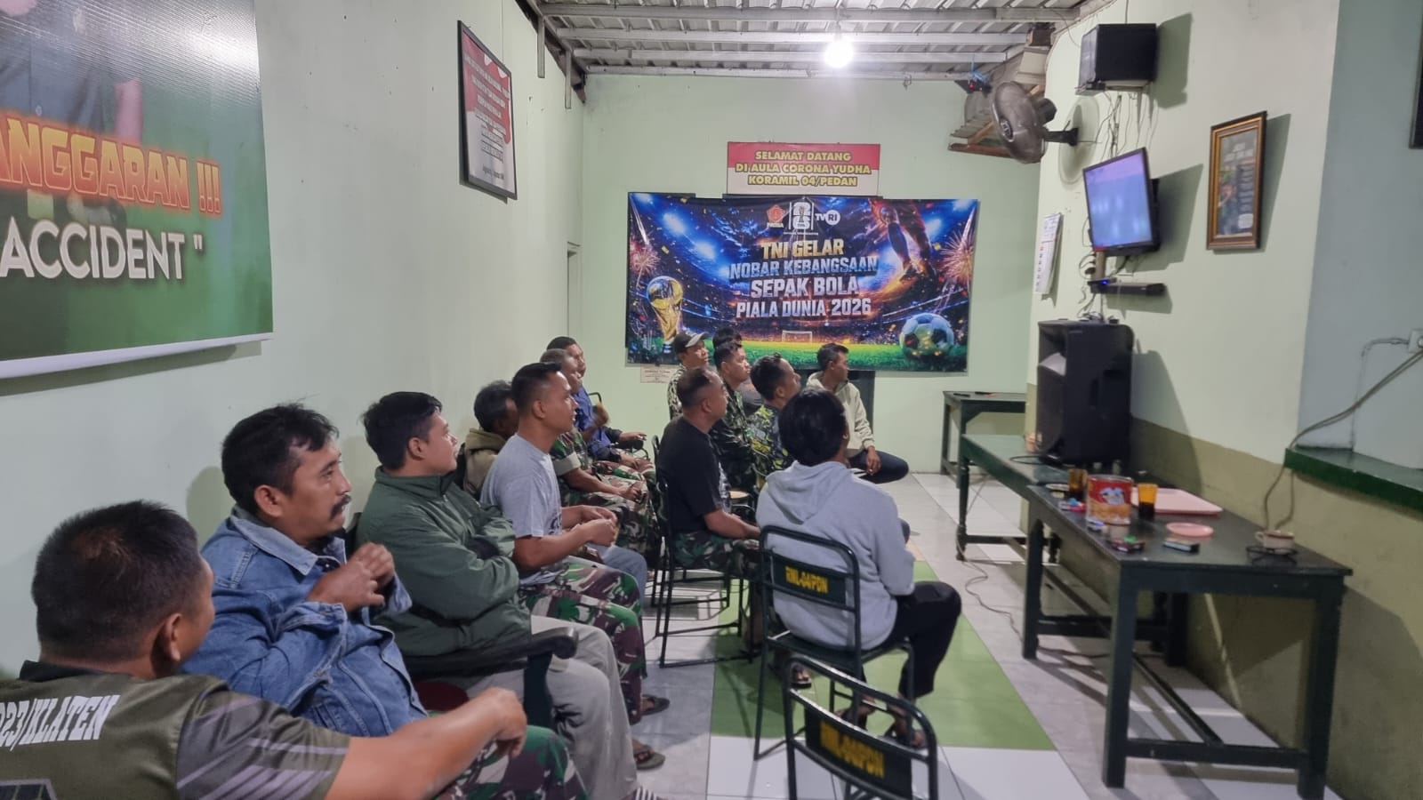 Kodim 0723/Klaten Gelar Nobar Piala Dunia 2026 Di 24 Titik, Eratkan Kebersamaan