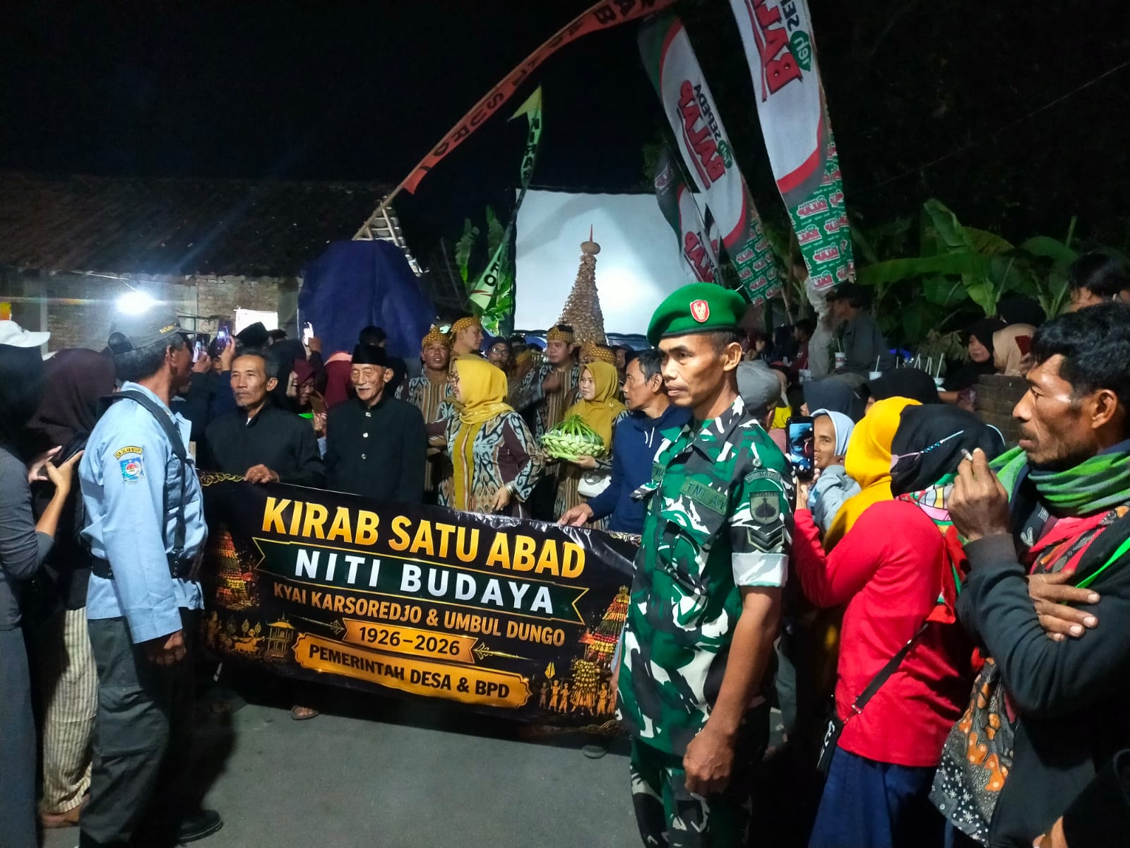 Peringatan Satu Abad Niti Budaya Adat Kyai Karsorejo, TNI-Polri Amankan Rangkaian Kegiatan Budaya di Soropaten