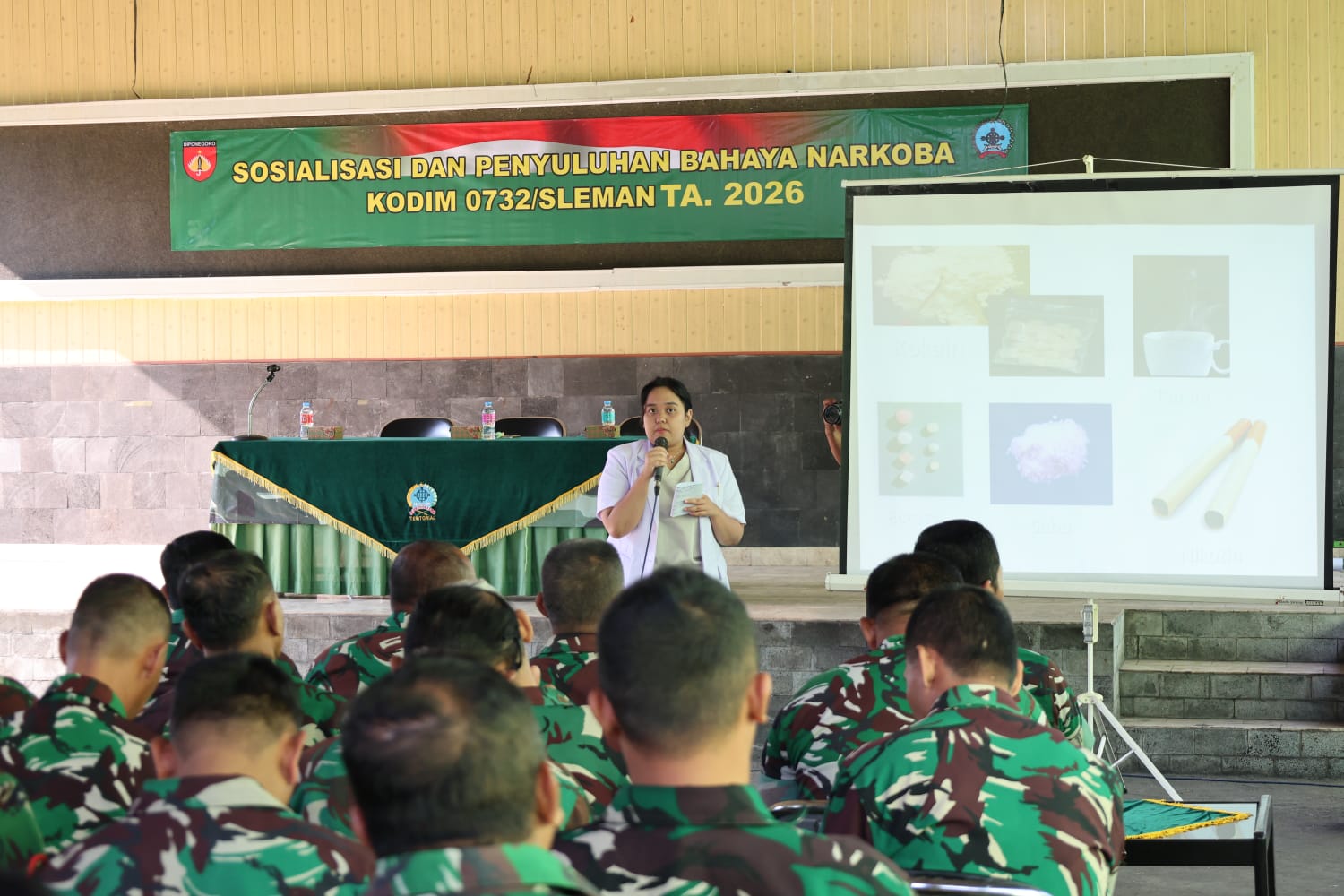 Cegah Penyalahgunaan Narkoba Kodim Sleman Gelar P4GN