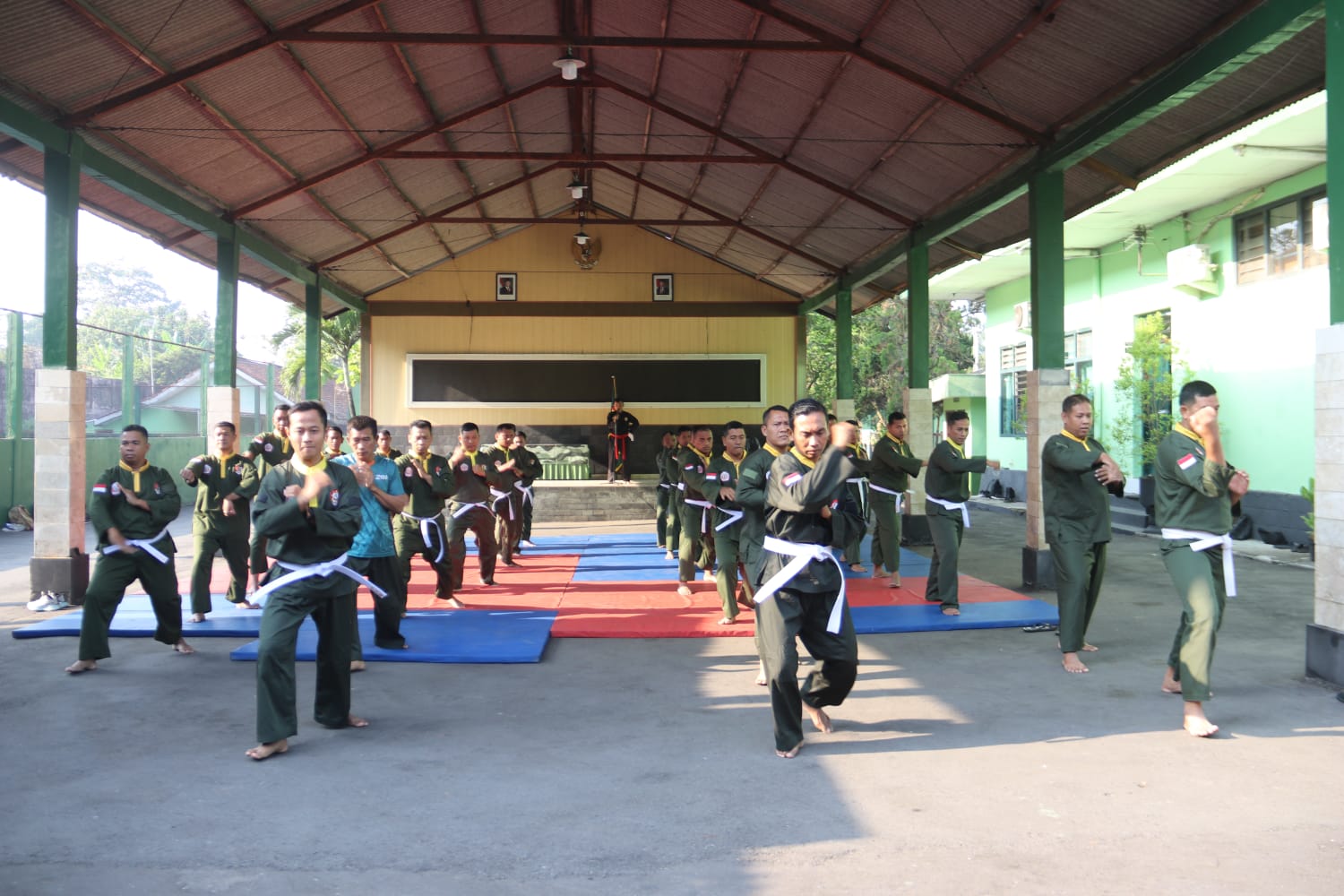 Secara Rutin Prajurit Kodim 0732/Sleman Asah Kemampuan Bela Diri Militer