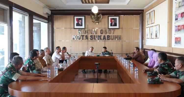 Dandim 0607/Kota Sukabumi Terima Audiensi Pengurus Baru LVRI, Perkuat Sinergi Bersama Veteran