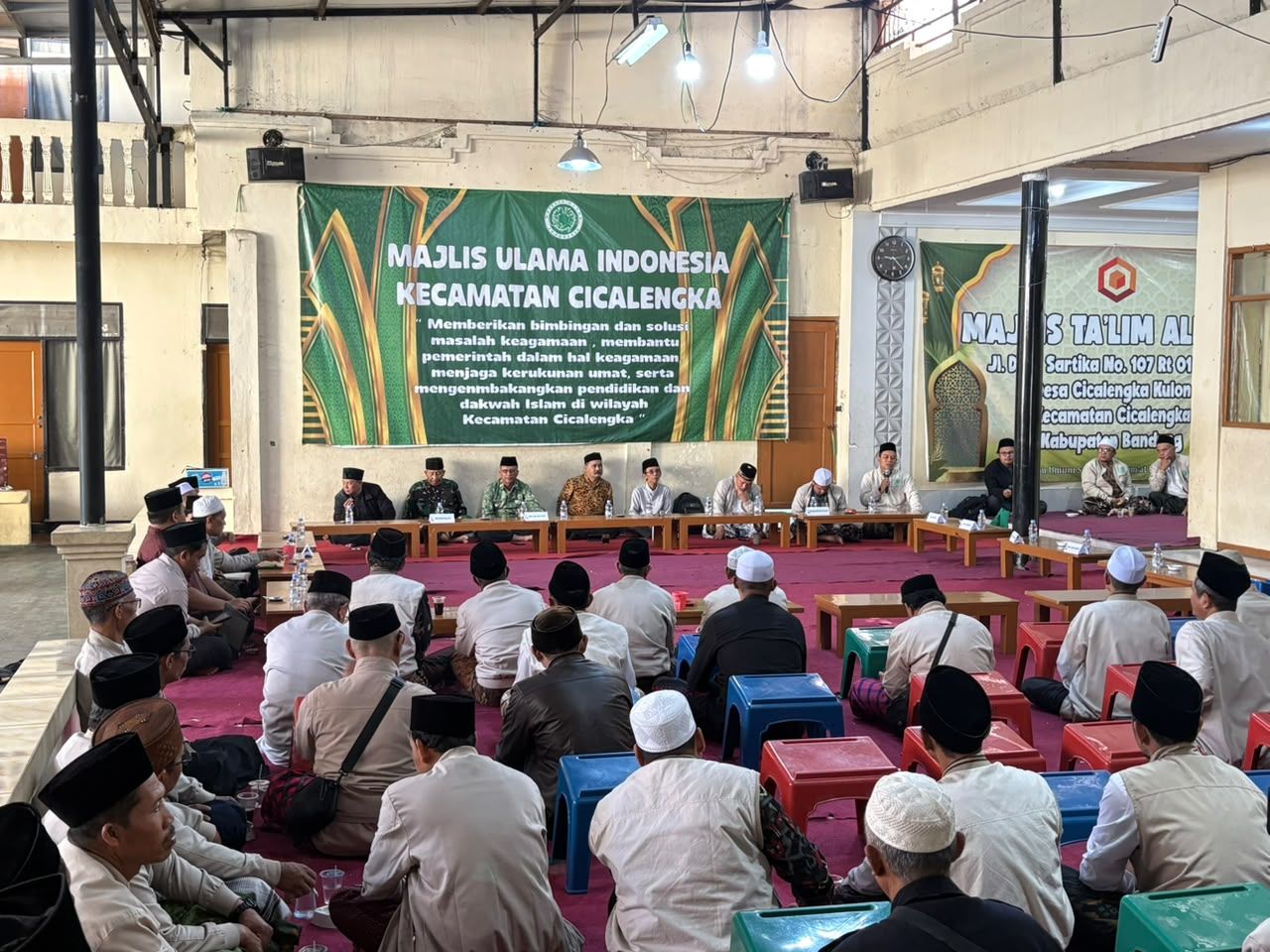 Koramil 2402/Cicalengka Hadiri Pengajian Rutin Muzakaroh Triwulan II MUI Kecamatan Cicalengka Tahun 2026