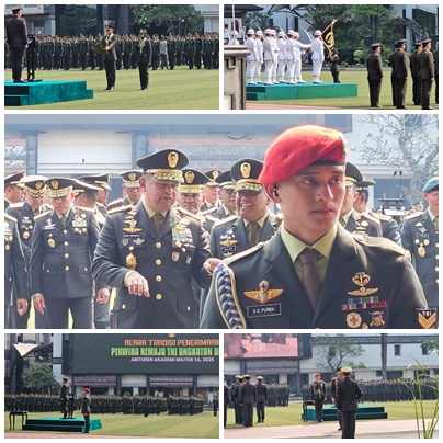 TRADISI PENERIMAAN PERWIRA REMAJA TNI AD ABITUREN AKMIL TA 2026