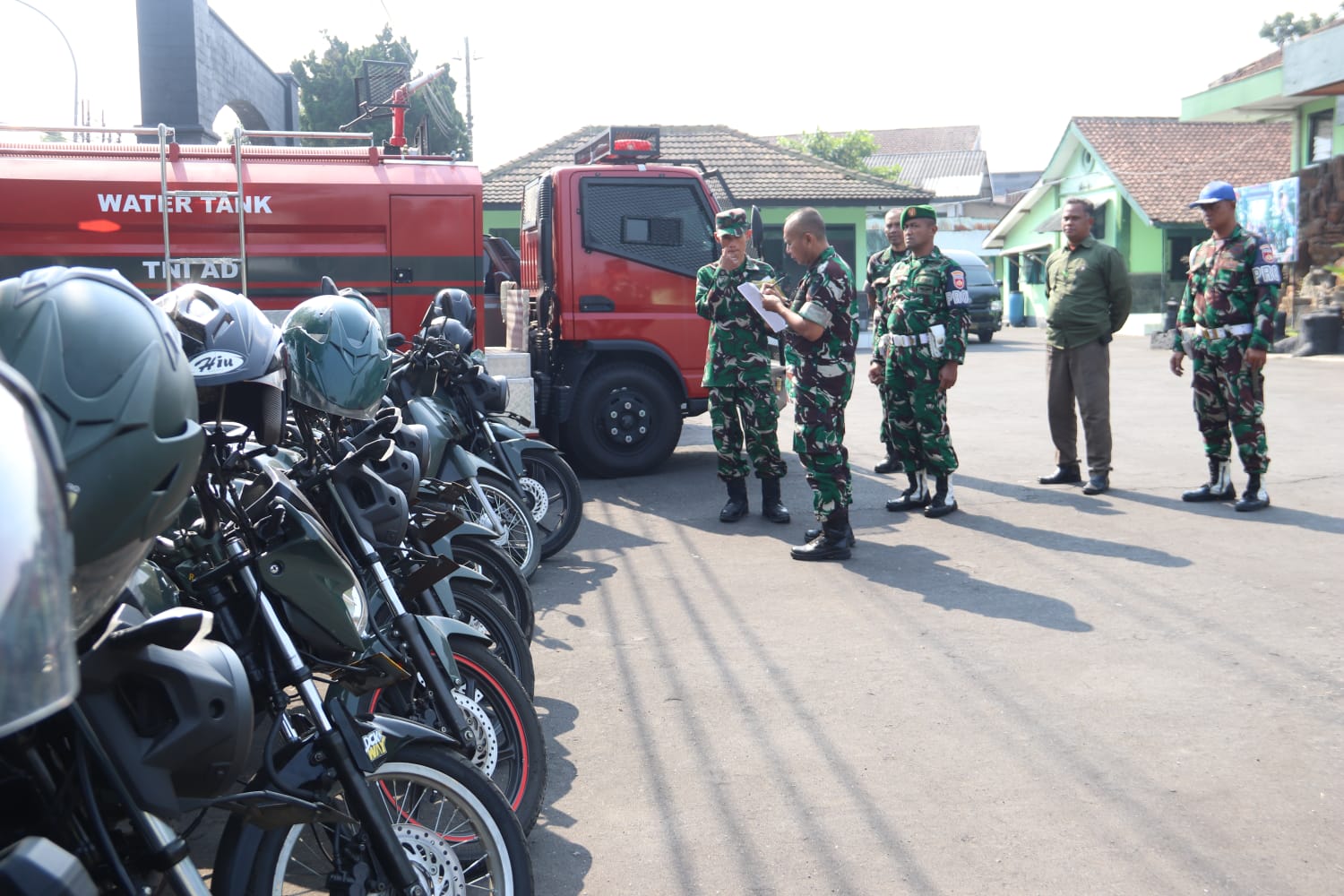 Jelang Alih Komando Ke Kodam XXVI Mataram Kodim Sleman Terima Tim Verifikasi