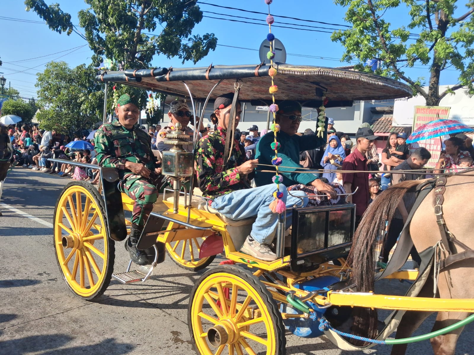 Danramil 17/Gamping Ikuti Acara Tradisi Bekakak