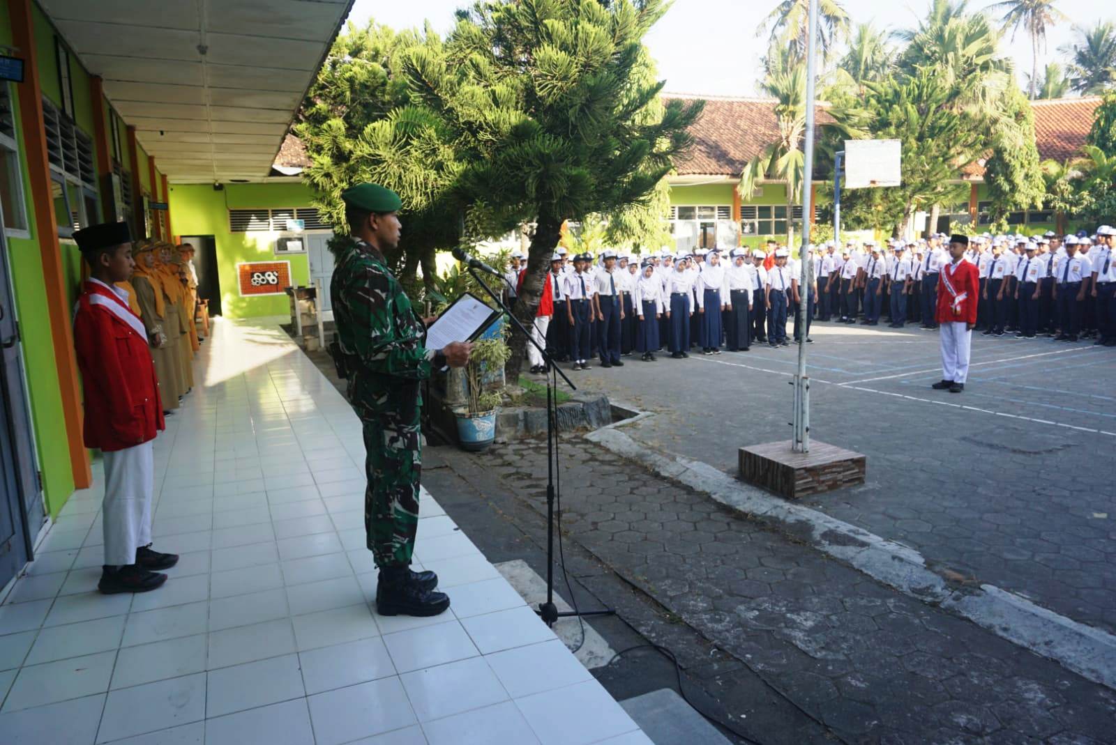 Dandim Kulon Progo Laksanakan Pembinaan Pelajar Cegah Kenakalan Remaja