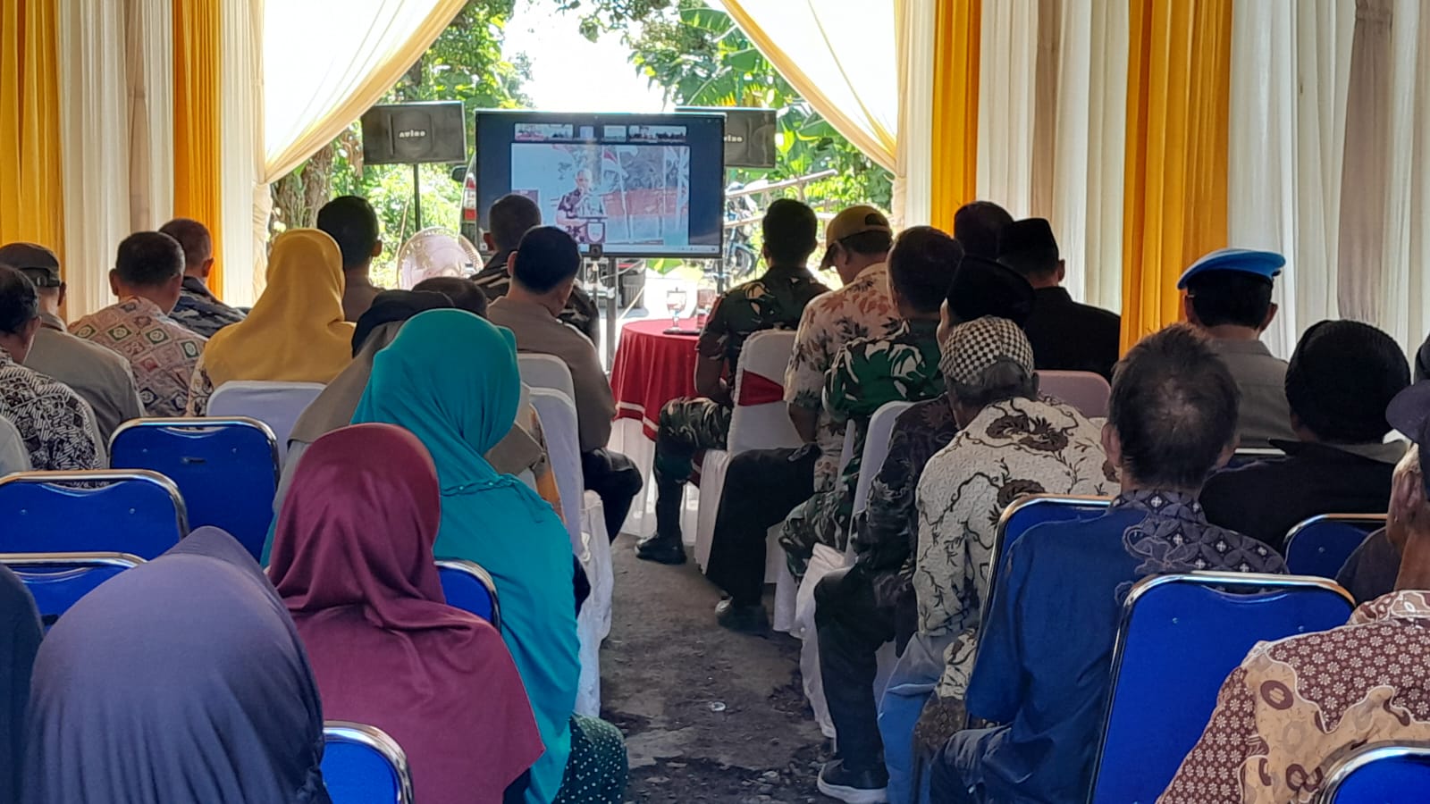Melalui Video Conference, Pangdam IV/Diponegoro Resmikan Dua Jembatan Garuda di Kabupaten Tegal