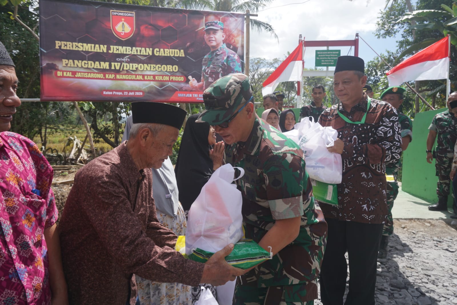 Peresmian Jembatan Garuda Jatisarono Nanggulan Kulon Progo