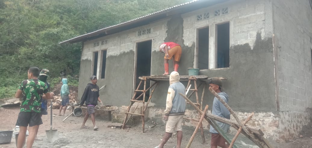Rumah Layak, Harapan Baru, Kodim 1618/TTU Terus Genjot Program RTLH di Perbatasan
