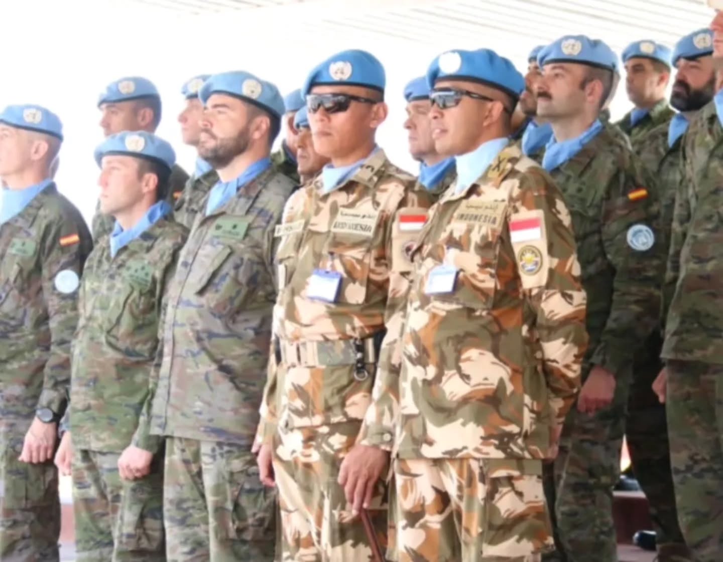 Satgas Yonmek TNI Konga XXIII-T Perkuat Diplomasi Militer pada Medal Parade Kontingen Serbia