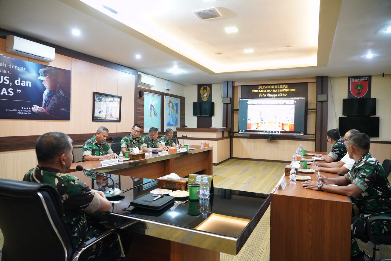 Perkuat SDM Unggul dan Integritas, Pangdam XIV/Hasanuddin Beri Arahan kepada Jajaran