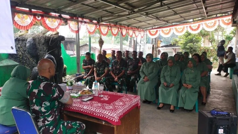 Kunjungan Kerja di Koramil 2206/Parakansalak, Dandim 0622/Kab. Sukabumi Tekankan Disiplin dan Kesejahteraan Keluarga Prajurit