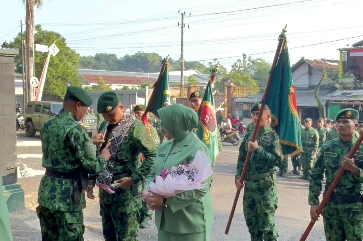 Danbrigif 9  Kostrad Resmi Diterima Melalui Tradisi Korps Raport