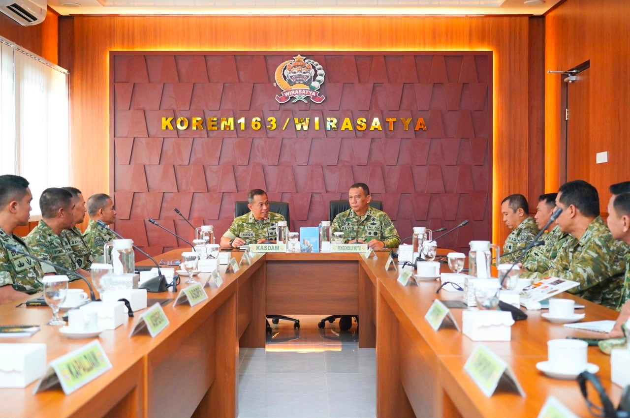 Kodam IX/Udayana Terima Audit Itjen TNI, Perkuat Tata Kelola yang Transparan dan Akuntabel