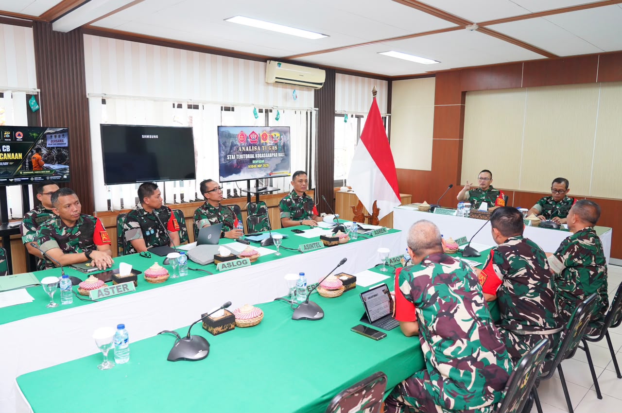Hari Ketiga Latihan Kesiapsiagaan Operasi, Pangdam IX/Udayana Paparkan Perbandingan dan Penentuan Cara Bertindak Terbaik