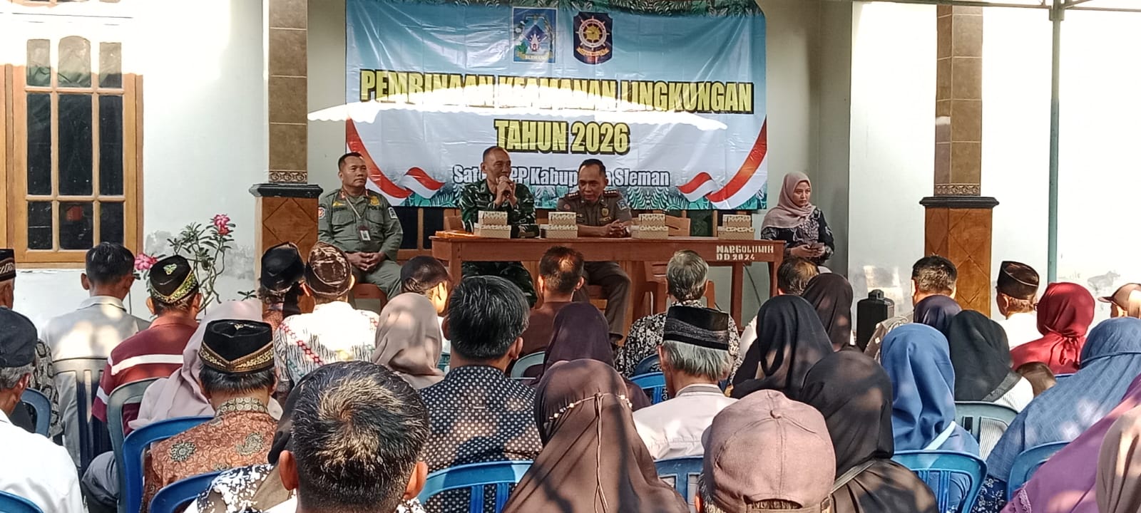Kasdim Sleman Hadiri Kegiatan Pembinaan Kamling