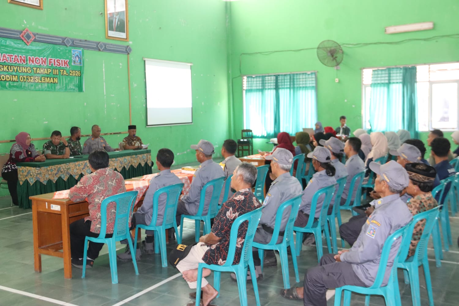 Puluhan Warga Sendangtirto Mengikuti Kegiatan Non Fisik TMMD Kodim 0732/Sleman