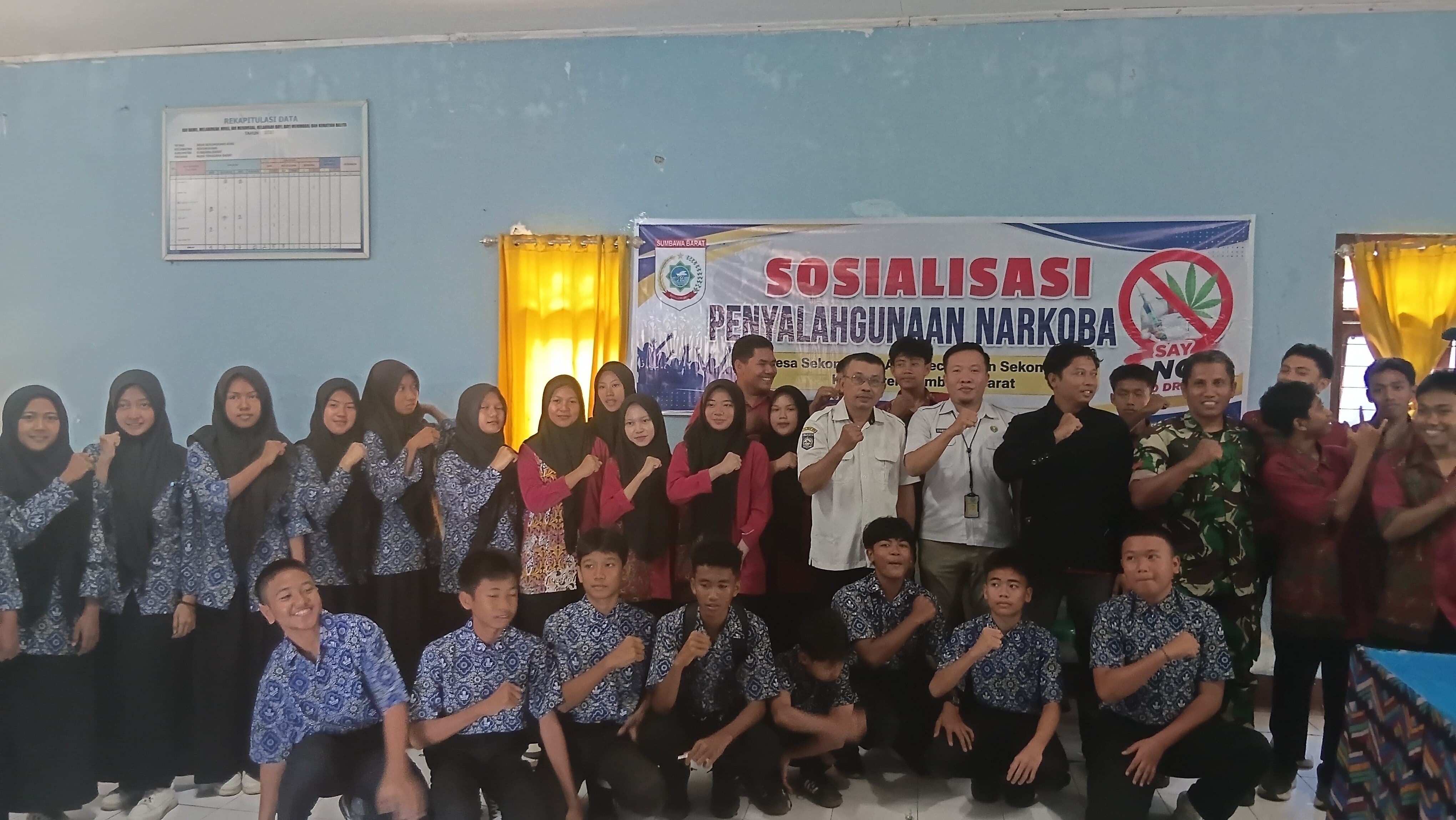 Sinergi Babinsa, Pemerintah Desa, dan BNN Perkuat Pencegahan Narkoba di Kalangan Pelajar