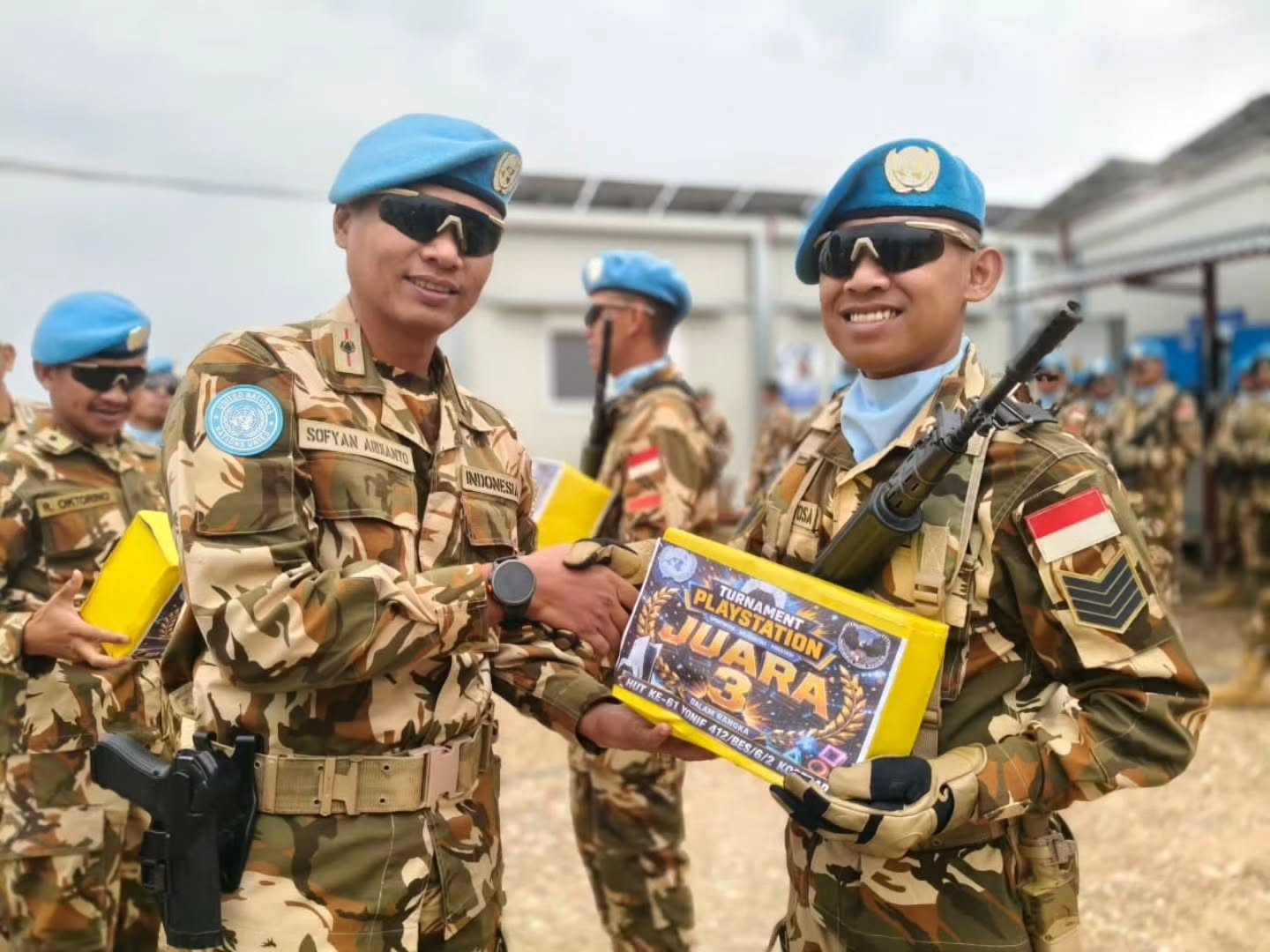 Satgas INDORDB XXXIX-G MONUSCO Peringati HUT Ke-61 Yonif 412/Bharata Eka Sakti di Republik Demokratik Kongo