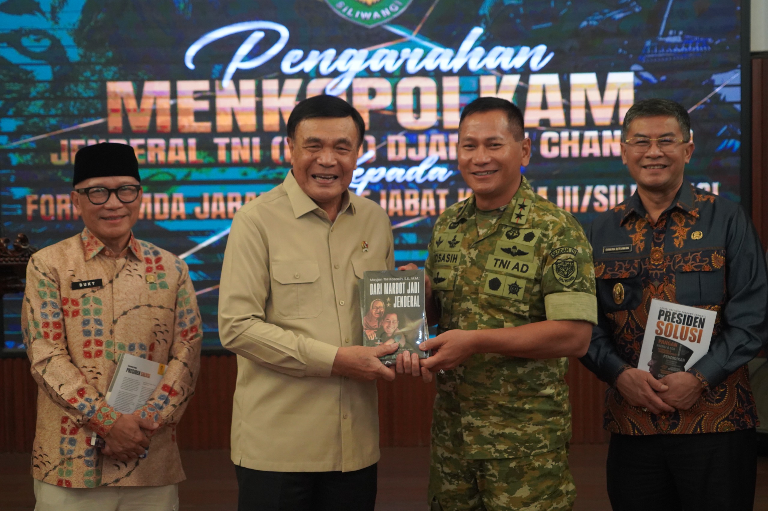 Menkopolkam Kunjungi Makodam III/Siliwangi, Pangdam Tegaskan Komitmen Perkuat Sinergi Menjaga Stabilitas Nasional