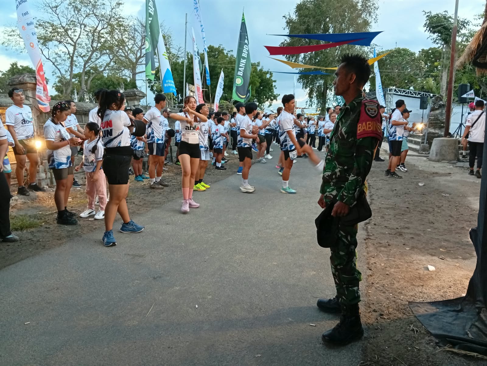 Fun Run Surya Metu Vol 3, Danramil Nusa Penida Tegaskan Wahana Promosikan Destinasi Wisata