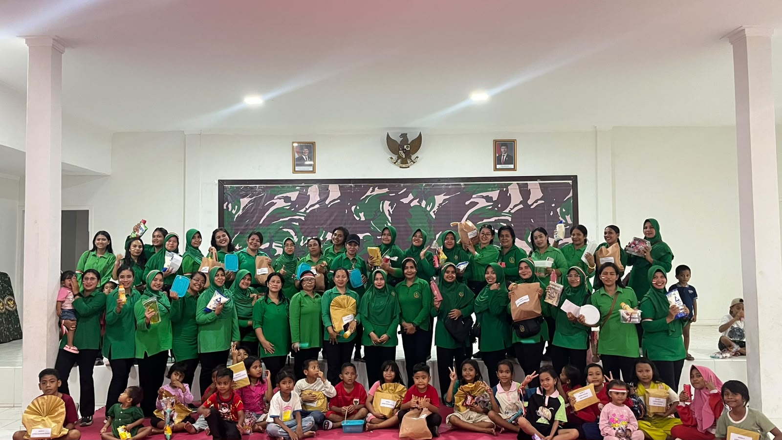 Semarak Kemerdekaan, Persit KCK Cabang XII Dim 1601/Sumba Timur Gelar Lomba untuk Keluarga Besar Kodim