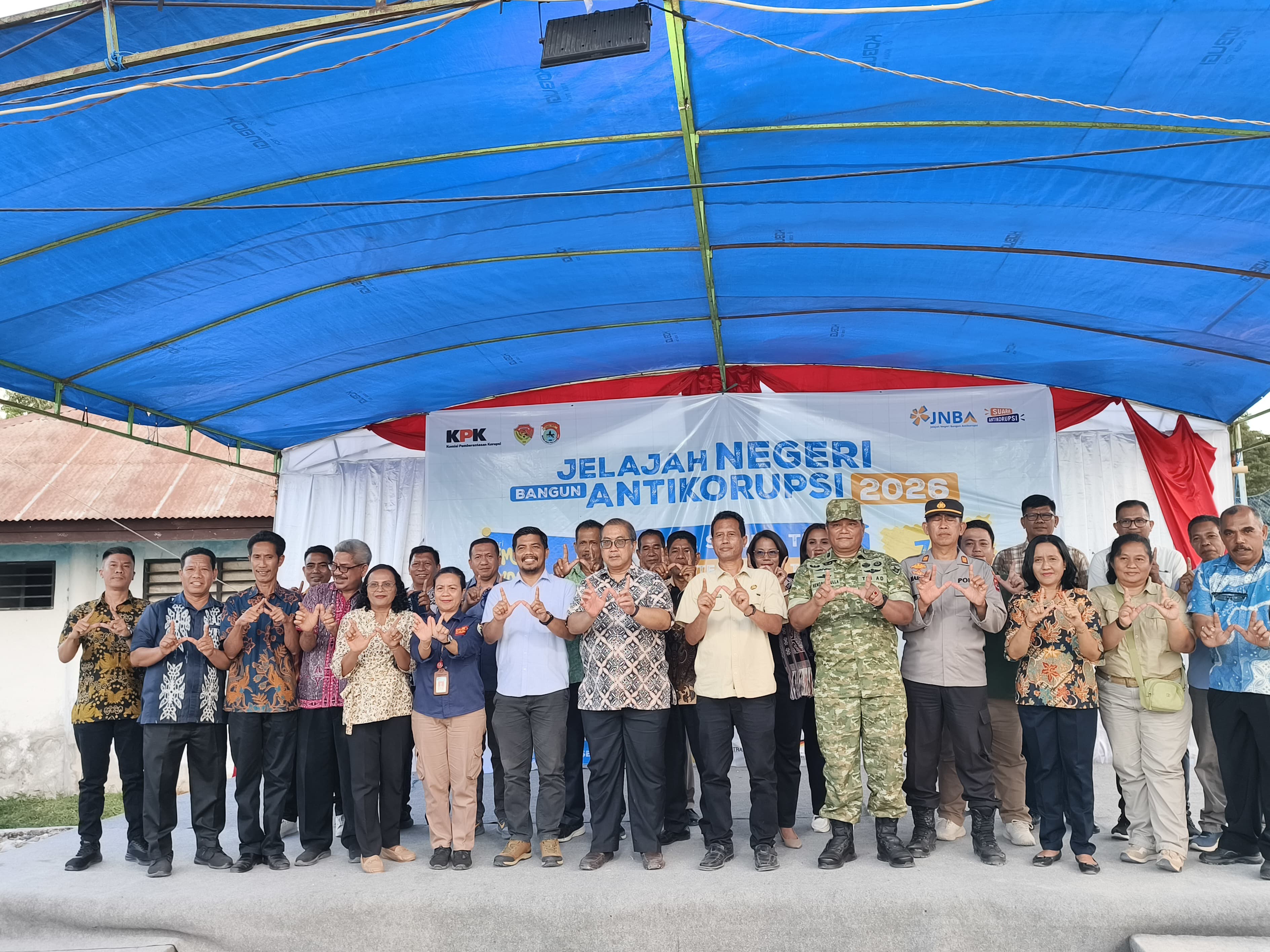 Kodim 1601/Sumba Timur Dukung Program Jelajah Negeri Bangun Antikorupsi Tahun 2026