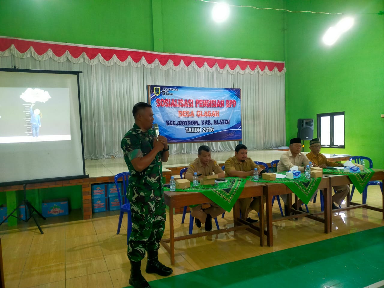 Babinsa Glagah Dorong Kolaborasi Warga Dalam Rembuk Stunting Dan Penguatan Kelembagaan Desa