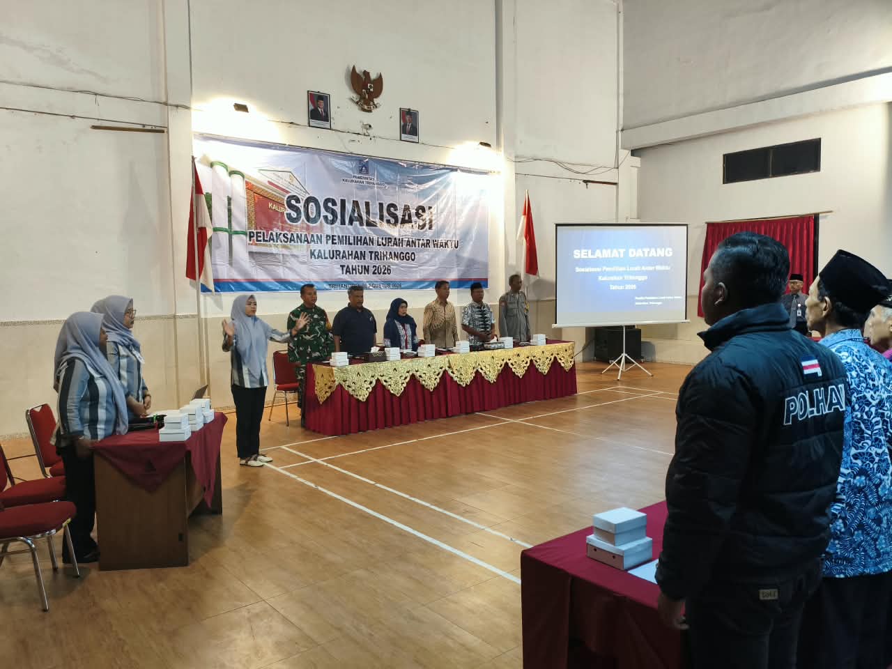 Babinsa Gamping Sleman Hadiri Sosialisasi Pemilihan Lurah