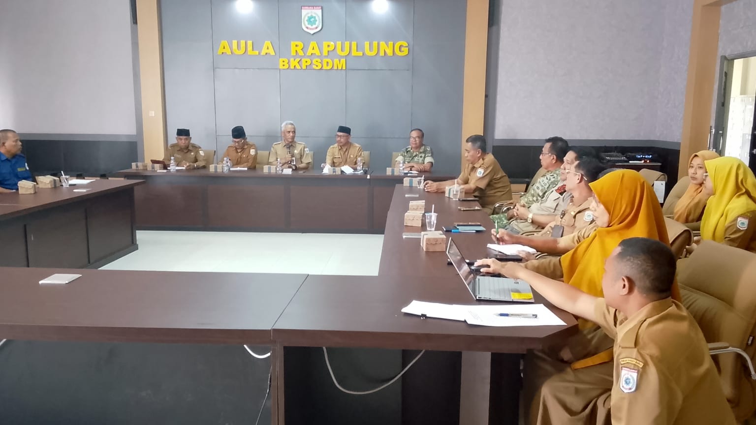 Kodim 1628/Sumbawa Barat Hadiri Rakor Persiapan Teknis Retreat ASN Tahun 2026