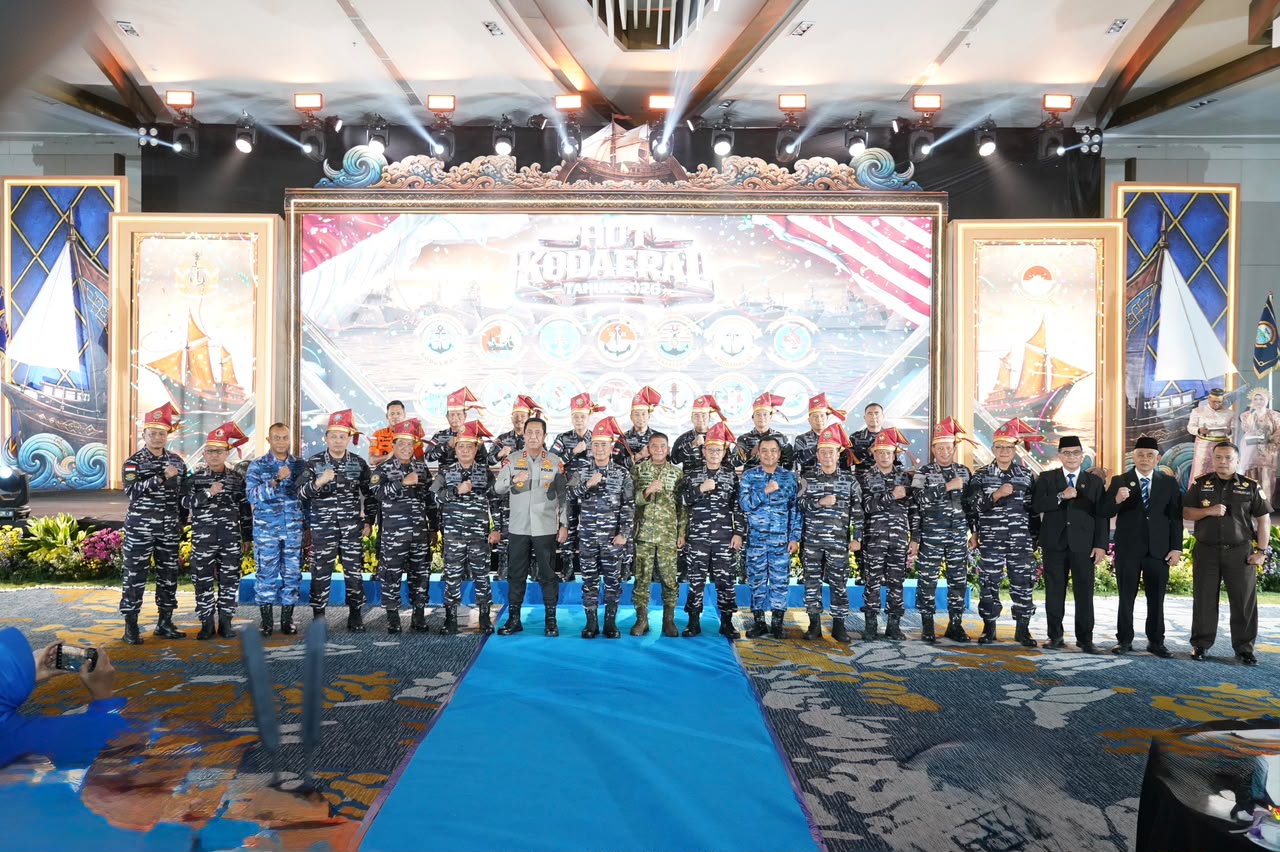 Pangdam XIV/Hasanuddin Hadiri Syukuran HUT Kodaeral VI Tahun 2026, Pererat Sinergi Antar Matra