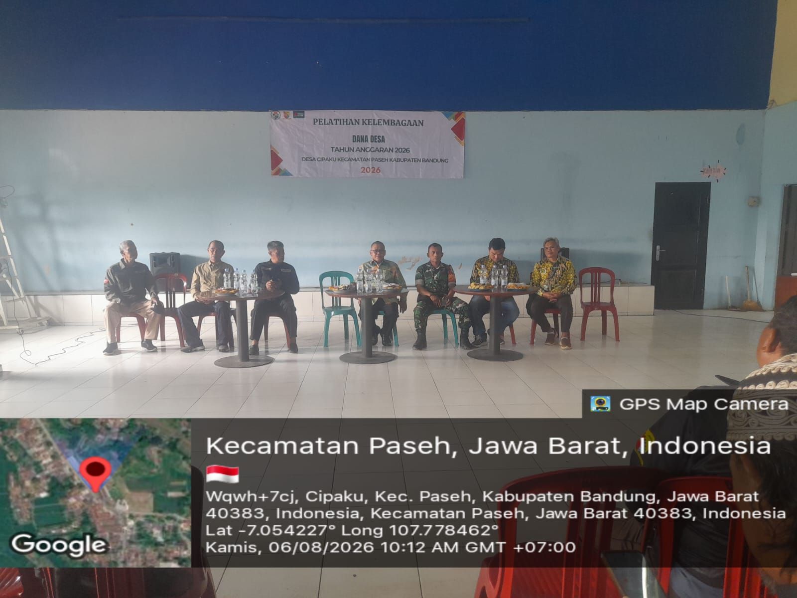 Babinsa Koramil 2403/Paseh Hadiri Rapat Rencana Kerja Pemerintah Desa Cipaku