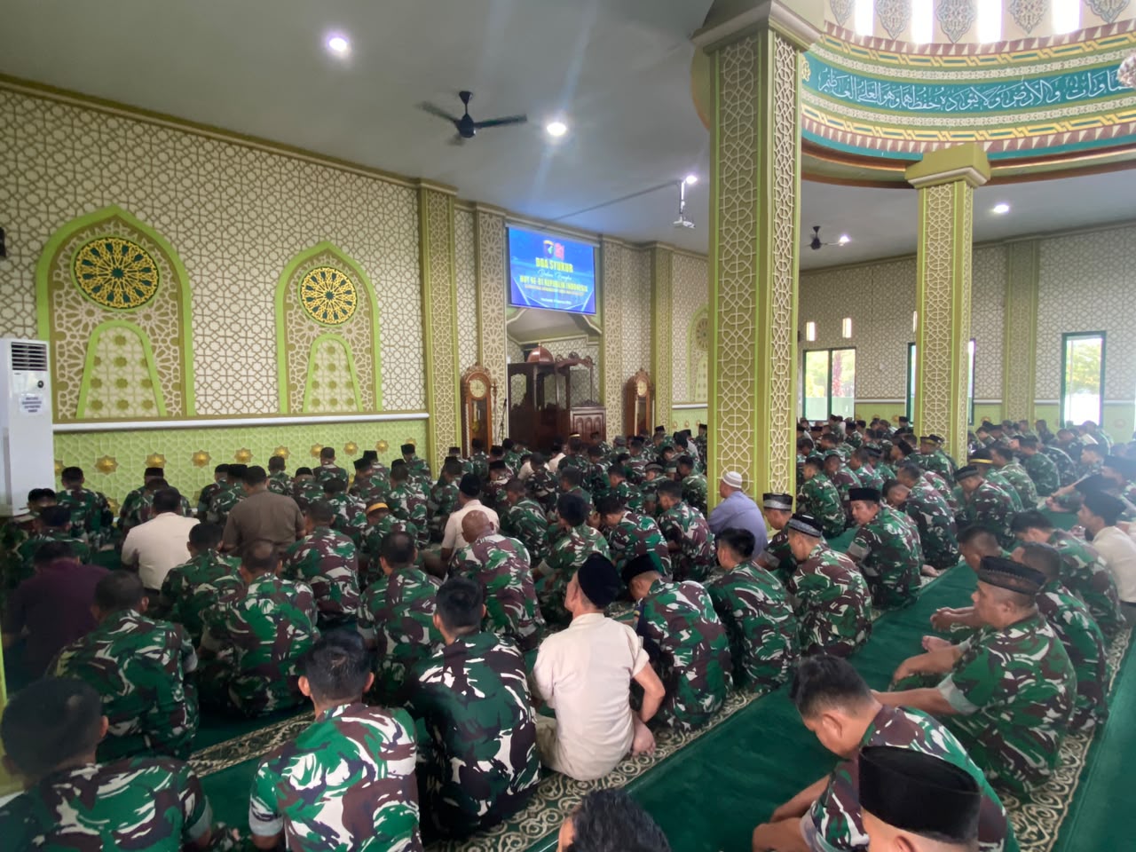 Sambut HUT ke-81 RI, Kodam XII/Tpr Gelar Doa Bersama untuk Keselamatan Bangsa