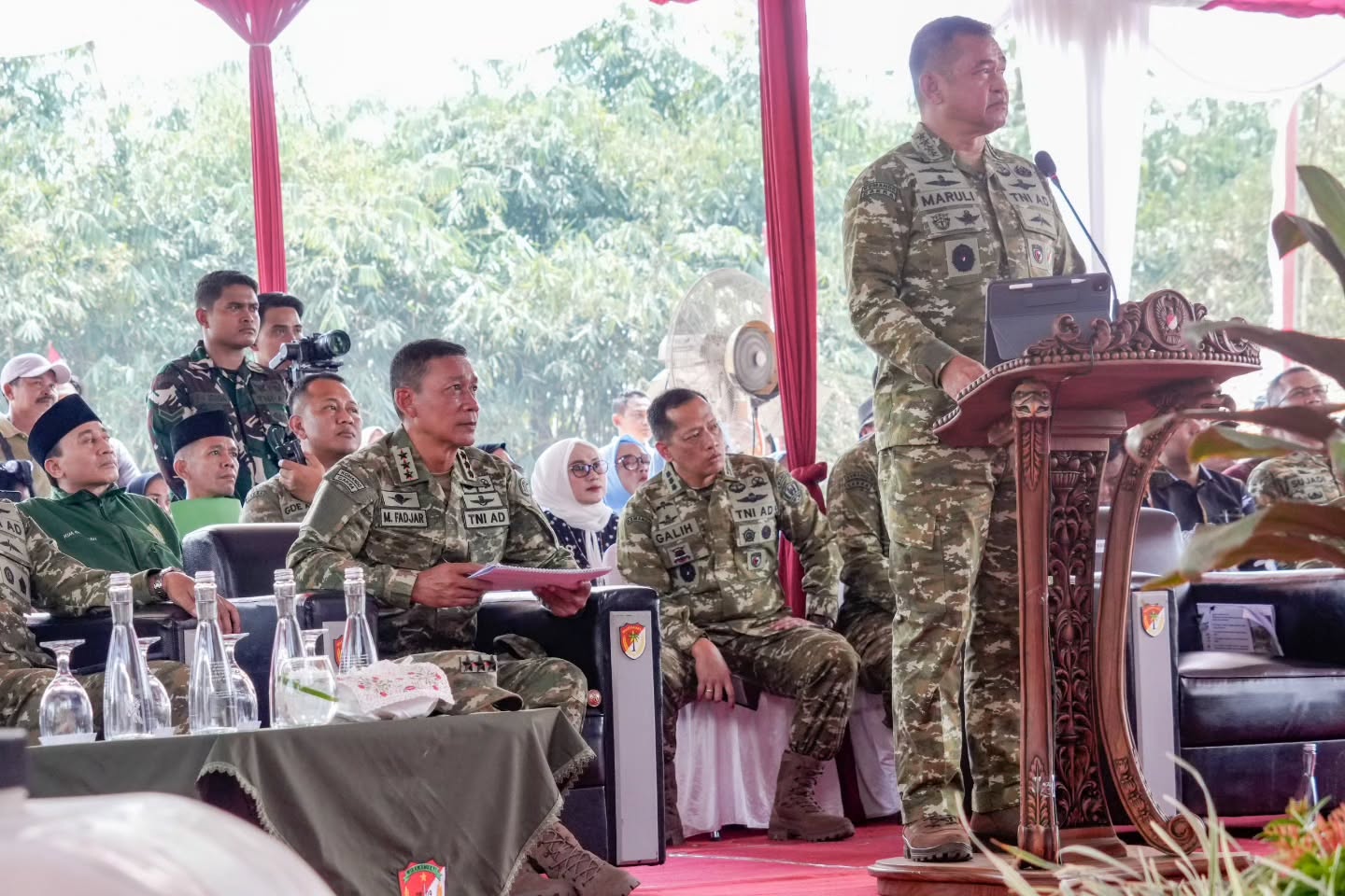 Pangkostrad Hadiri Peresmian Jembatan Garuda ke-2.500 dan Titik Air Bersih ke-3.000