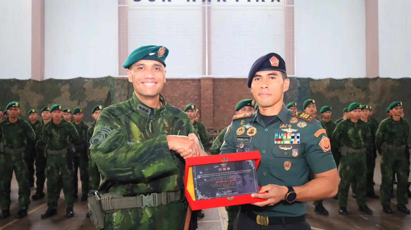 Brigif 18 Kostrad Gelar Upacara Korps Raport Pindah Satuan