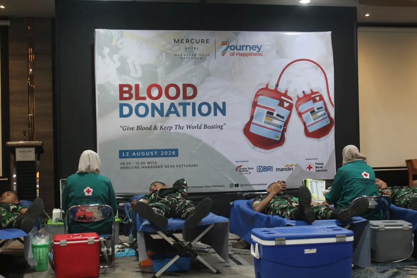 Prajurit Yonif 432 Kostrad Donor Darah, Wujud Nyata Kepedulian untuk Sesama
