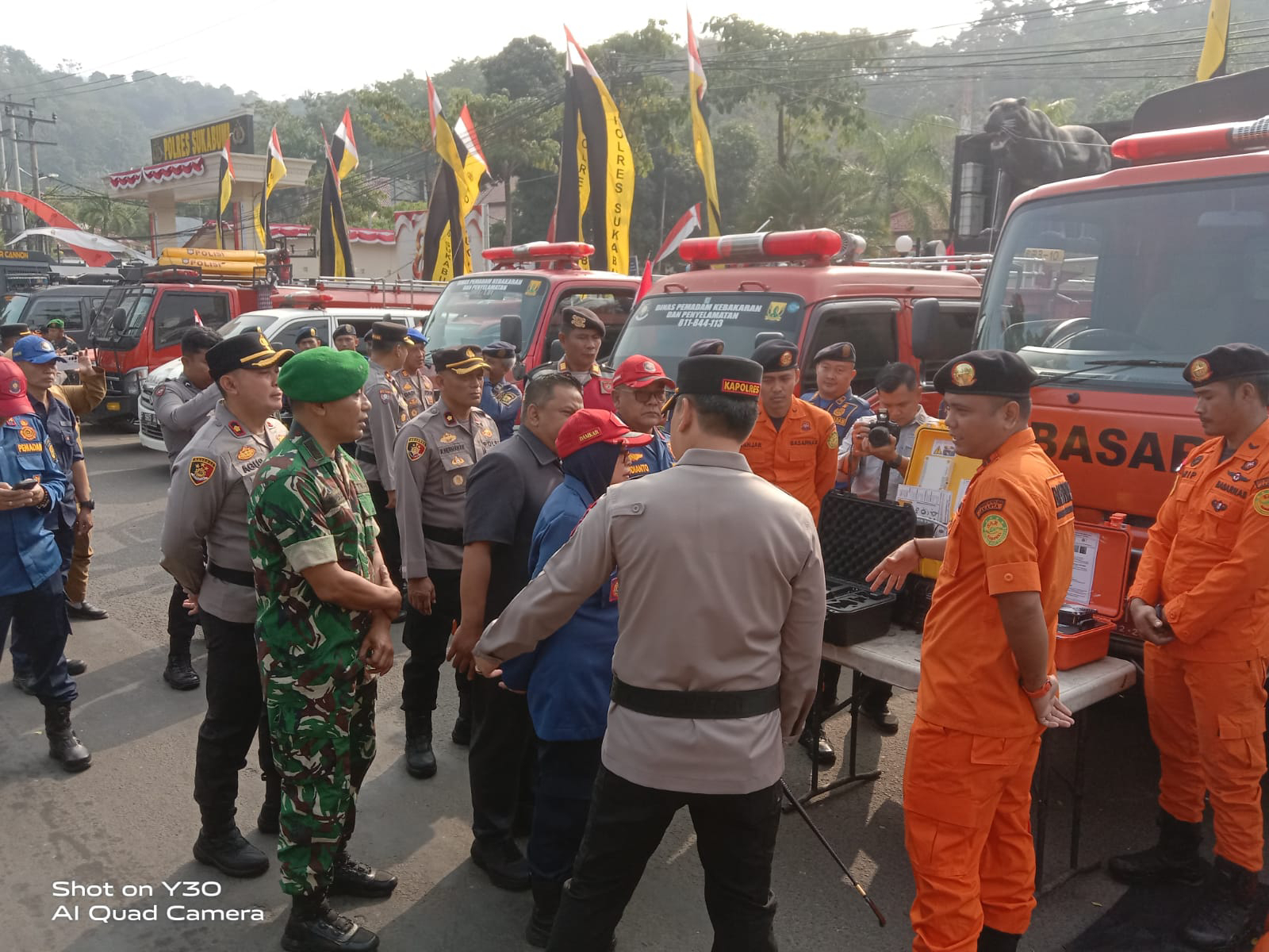Satu Komando Hadapi Karhutla, Kodim 0622/Kab. Sukabumi Siap Bersinergi dengan Seluruh Unsur