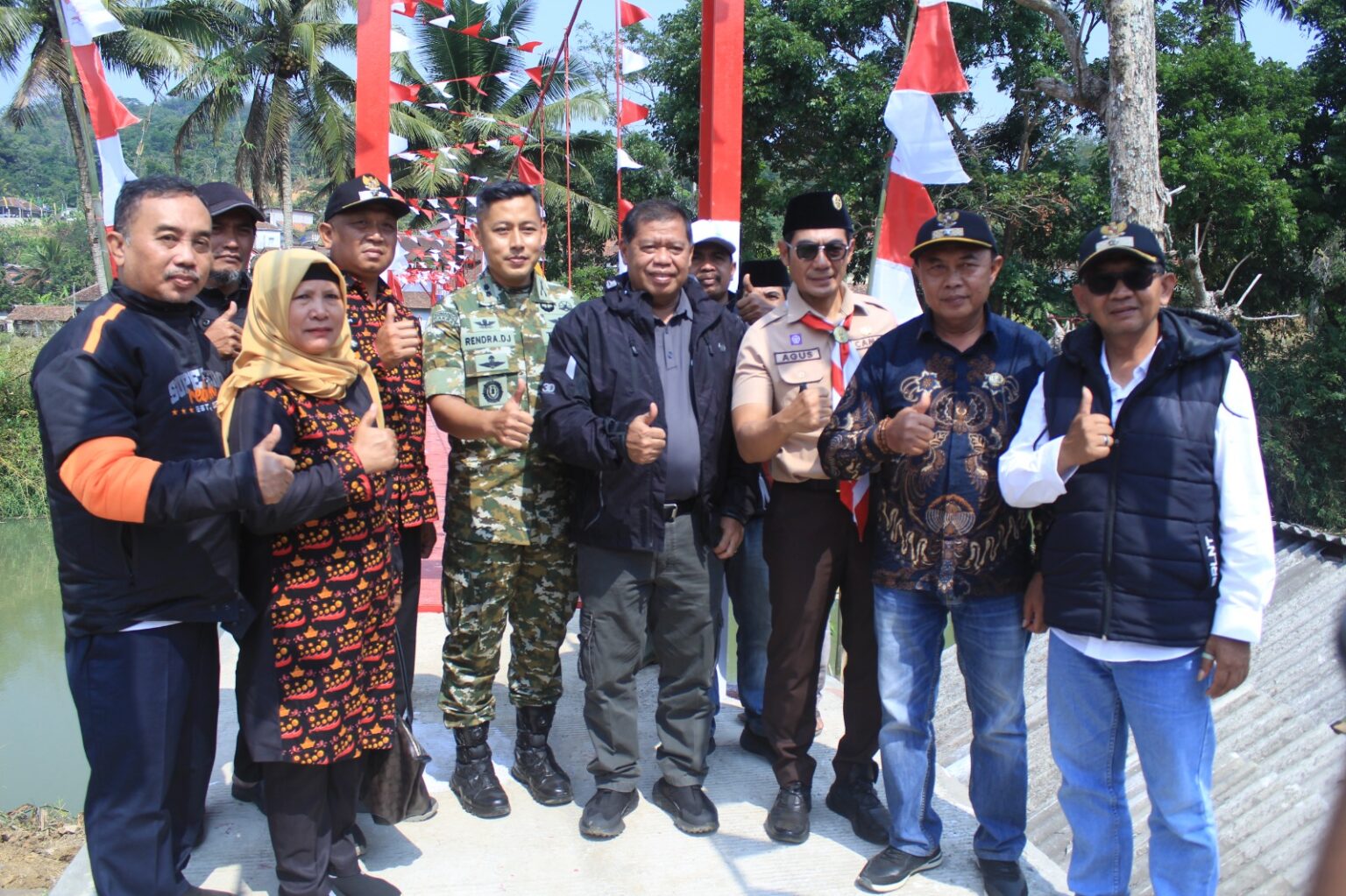 Antusias Warga Talaga Kulon Sambut Peresmian Jembatan Perintis Garuda, Akses Ekonomi dan Pendidikan Makin Lancar