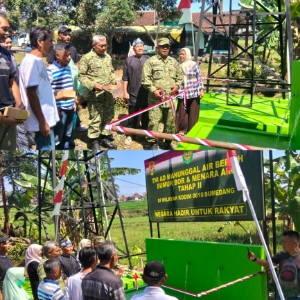 TNI AD Launching 2.500 Jembatan Garuda dan 3.000 Titik Air Bersih, Sumedang Turut Rasakan Manfaatnya