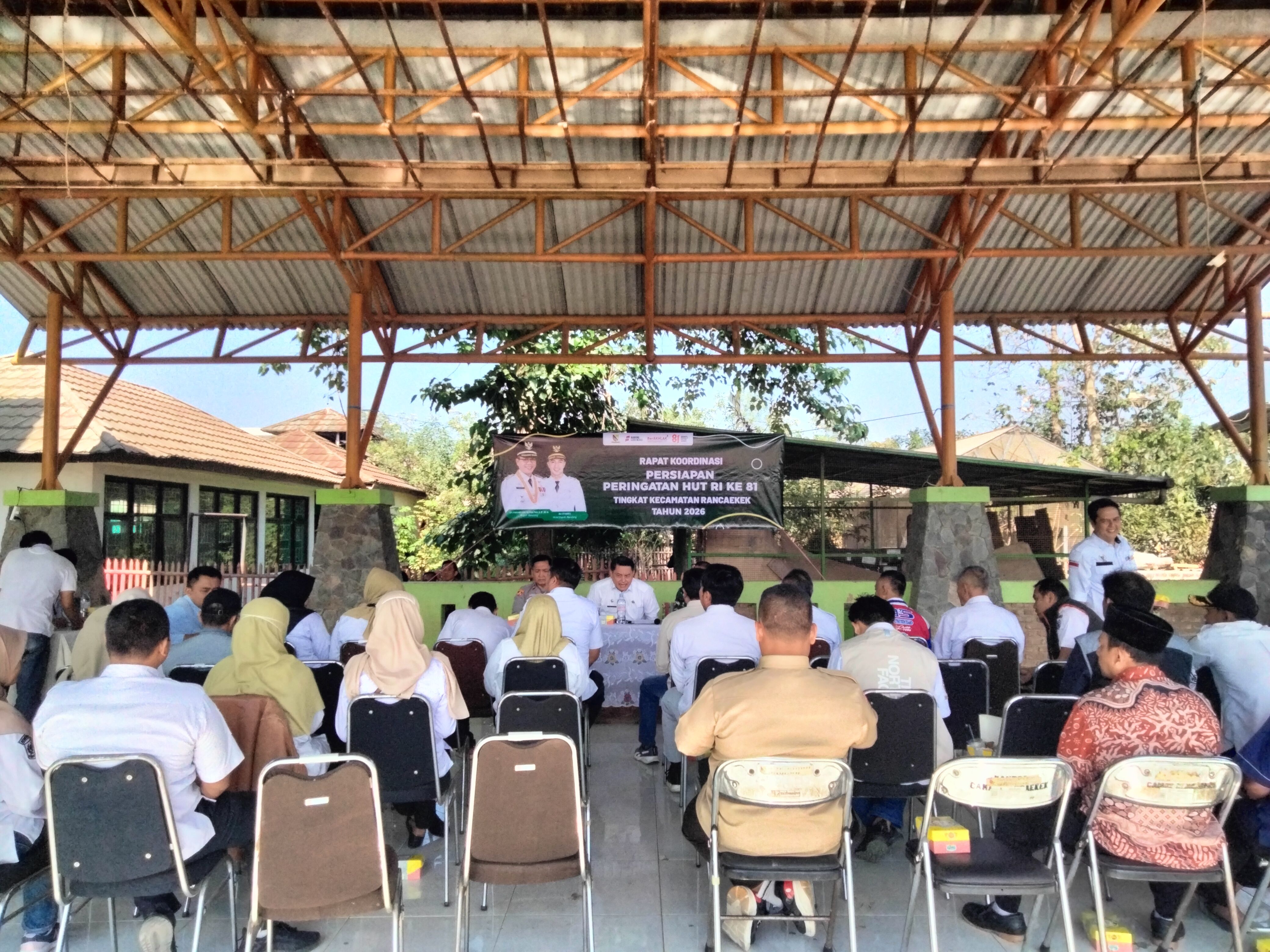 Rakor Persiapan HUT Kemerdekaan RI ke-81, Kecamatan Rancaekek Matangkan Rangkaian Kegiatan