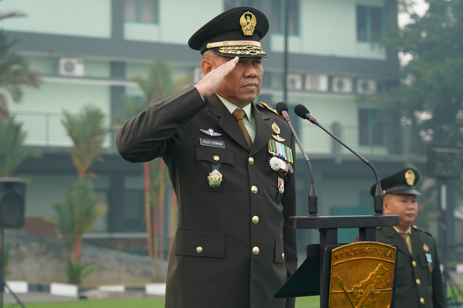 Pimpin Upacara HUT ke-81 RI, Irdam XII/Tpr Tekankan Pentingnya Menjaga Kedaulatan Negara