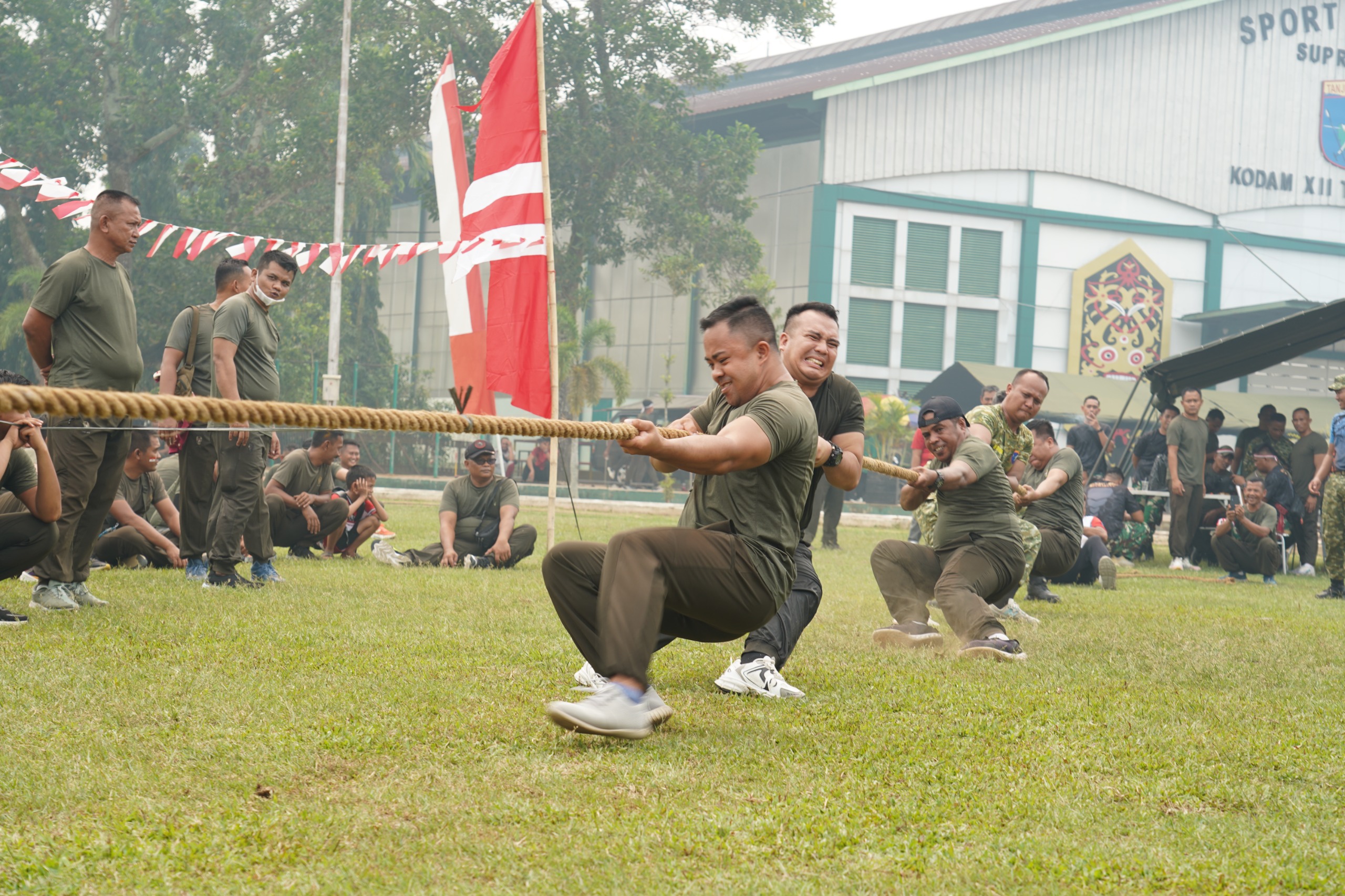 Meriah! Sport Center Makodam XII/Tpr Jadi Lautan Kegembiraan di Hari Kemerdekaan RI