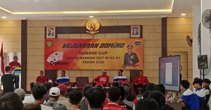 Kodim 0618/Kota Bandung Gelar Kejuaraan Domino Piala Dandim, Masyarakat Antusias