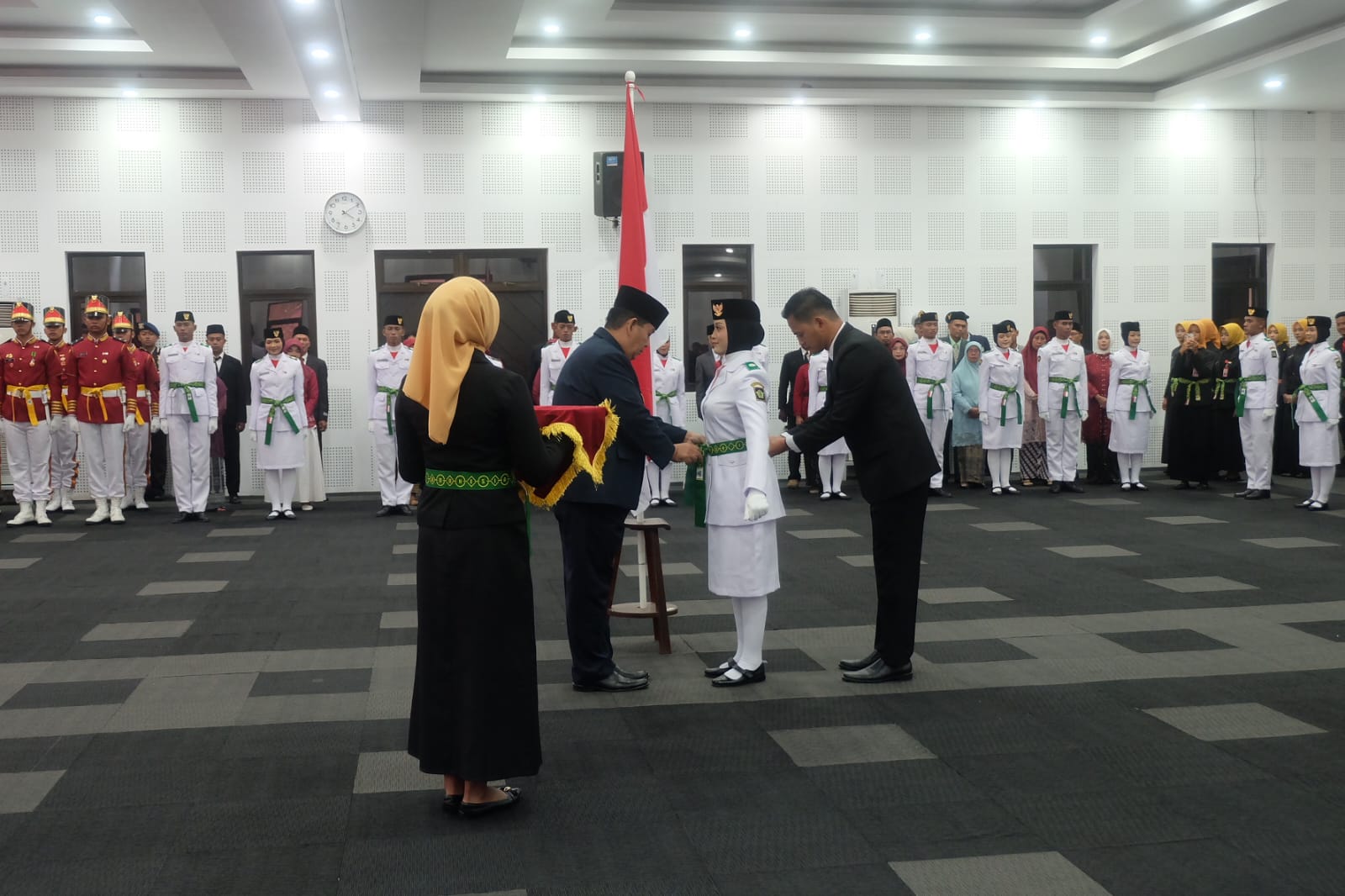 Dandim Kulon Progo Hadiri Pengukuhan Paskibraka Tingkat Kabupaten