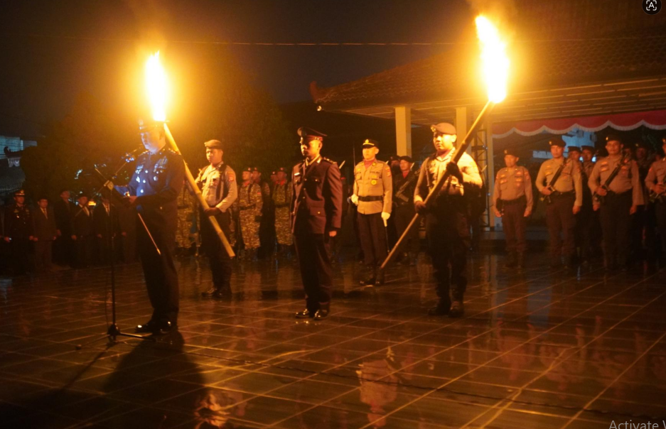 Kodim 0731/Kulon Progo Ikuti AKRS HUT Ke-81 Kemerdekaan RI